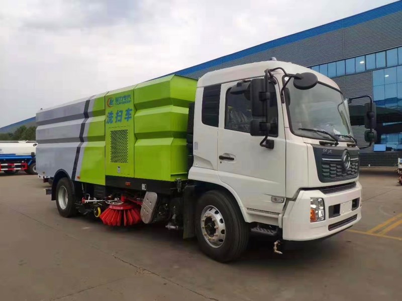 國(guó)六東風(fēng)天錦洗掃車-15噸洗掃車